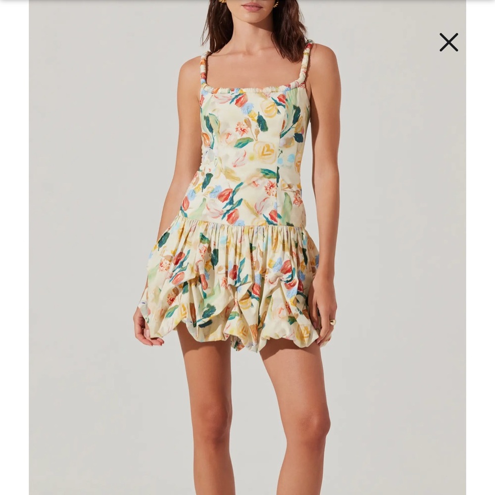 NWT ASTR The Label Mini Bubble Dress Size: L